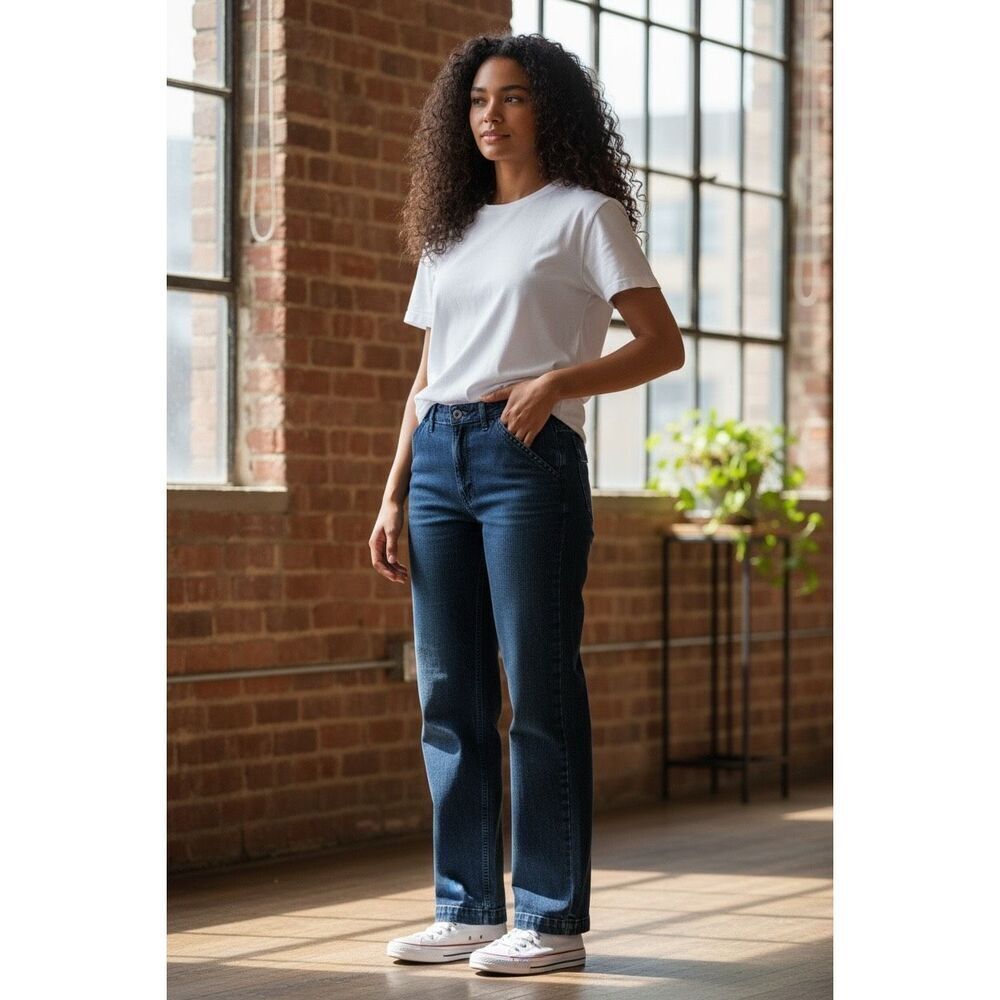 NSF Utility Jean in Deep Indigo Blue  NWT Size 29